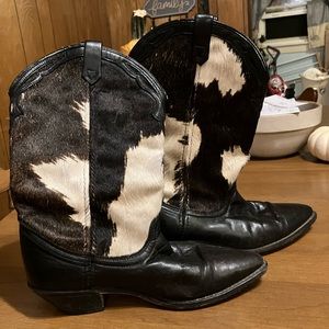 Dingo leather cowboy boots, size 7.5 M.